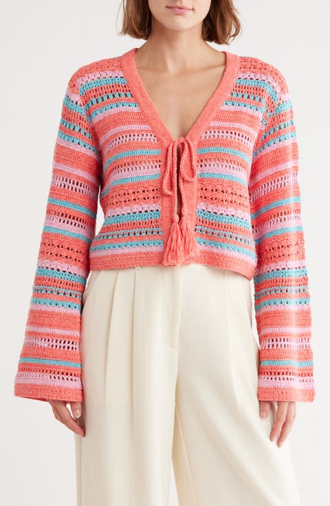 Madge Cotton Stripe Cardigan