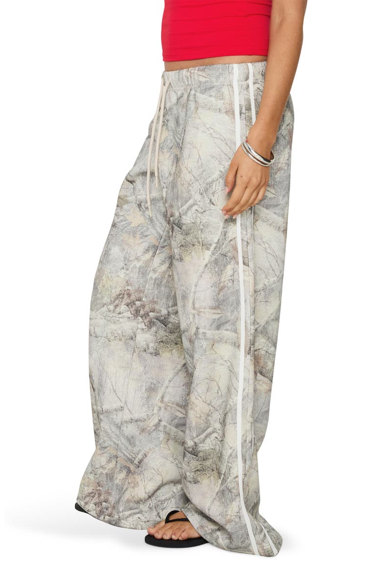 Kennah Wide Leg Sweatpants, Alternate, color, CAMO