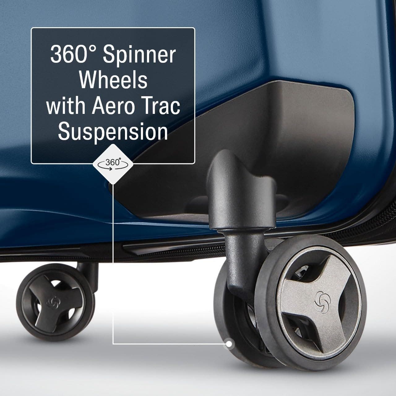 Samsonite C-LITE Hardside Carry-On Spinner Luggage, Alternate, color, White