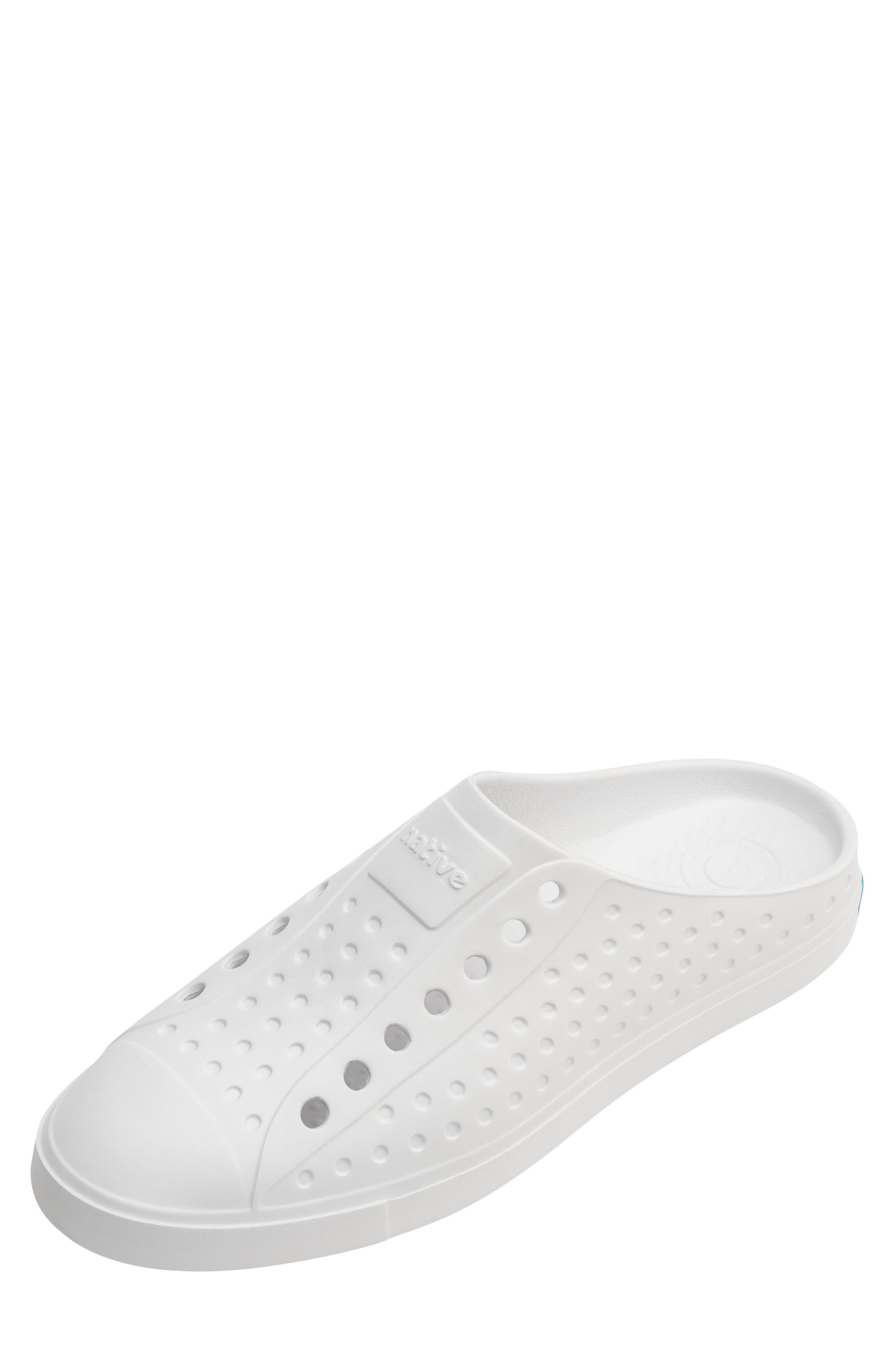 Native Shoes Jefferson Water Friendly Slip-On Clog, Main, color, Shell White/ Shell White
