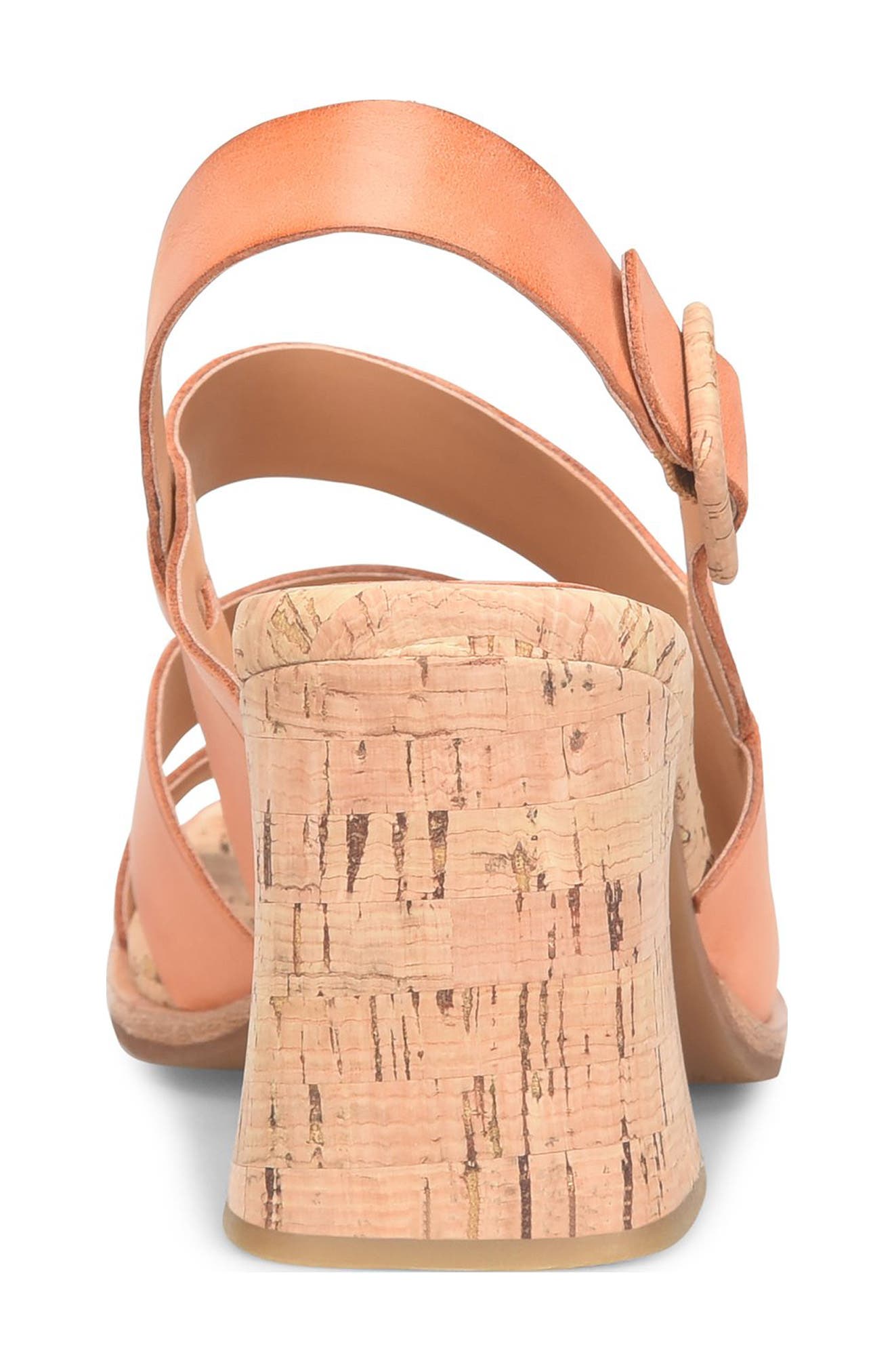 Cate Slingback Sandal, Alternate, color, ORANGE LEATHER