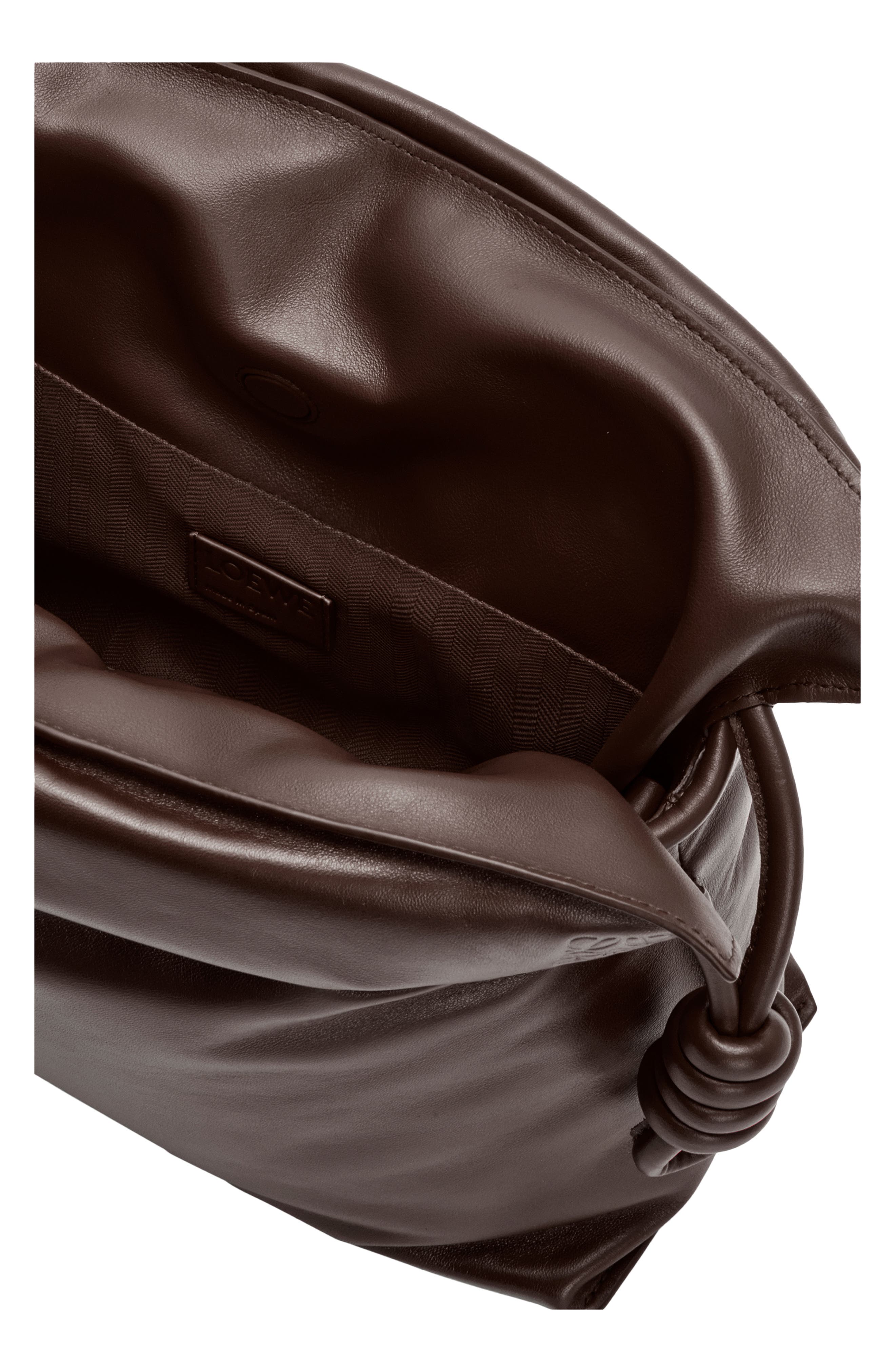 Loewe Flamenco Puffer Leather Clutch, Alternate, color, 