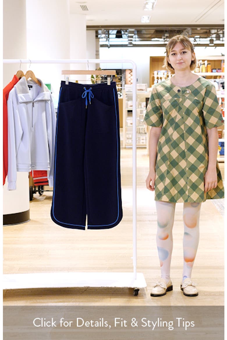 Pull On Wide Leg Track Pants video
