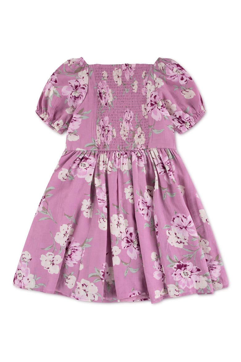 Emerson Floral Crinkle Dress, Alternate, color, MAUVE