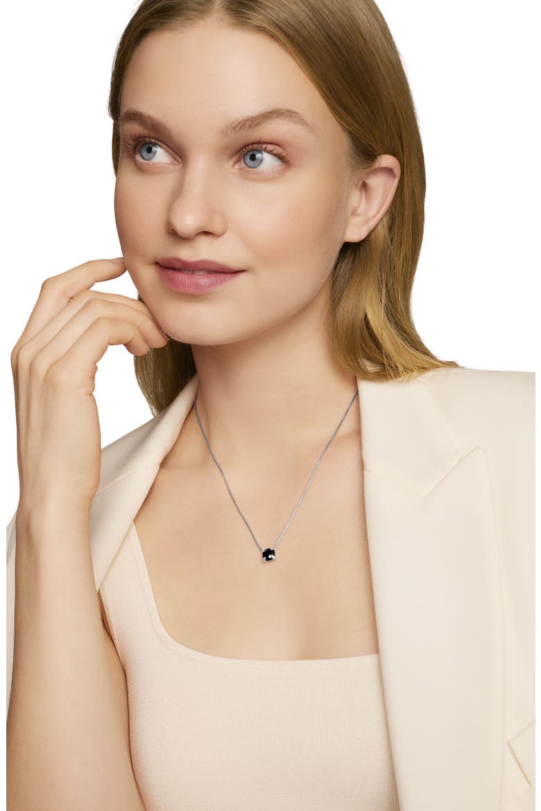 Chatelaine® Pendant Necklace with Diamonds, Alternate, color, BLACK ONYX