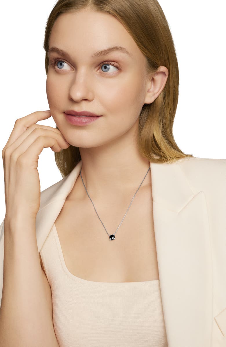 David Yurman Chatelaine<sup>®</sup> Pendant Necklace with Diamonds, Alternate, color, Black Onyx