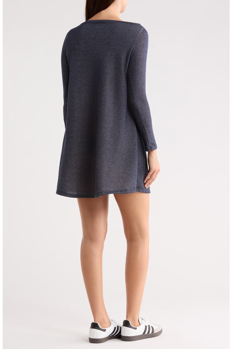 Long Sleeve Sweater Dress, Alternate, color, NAVY