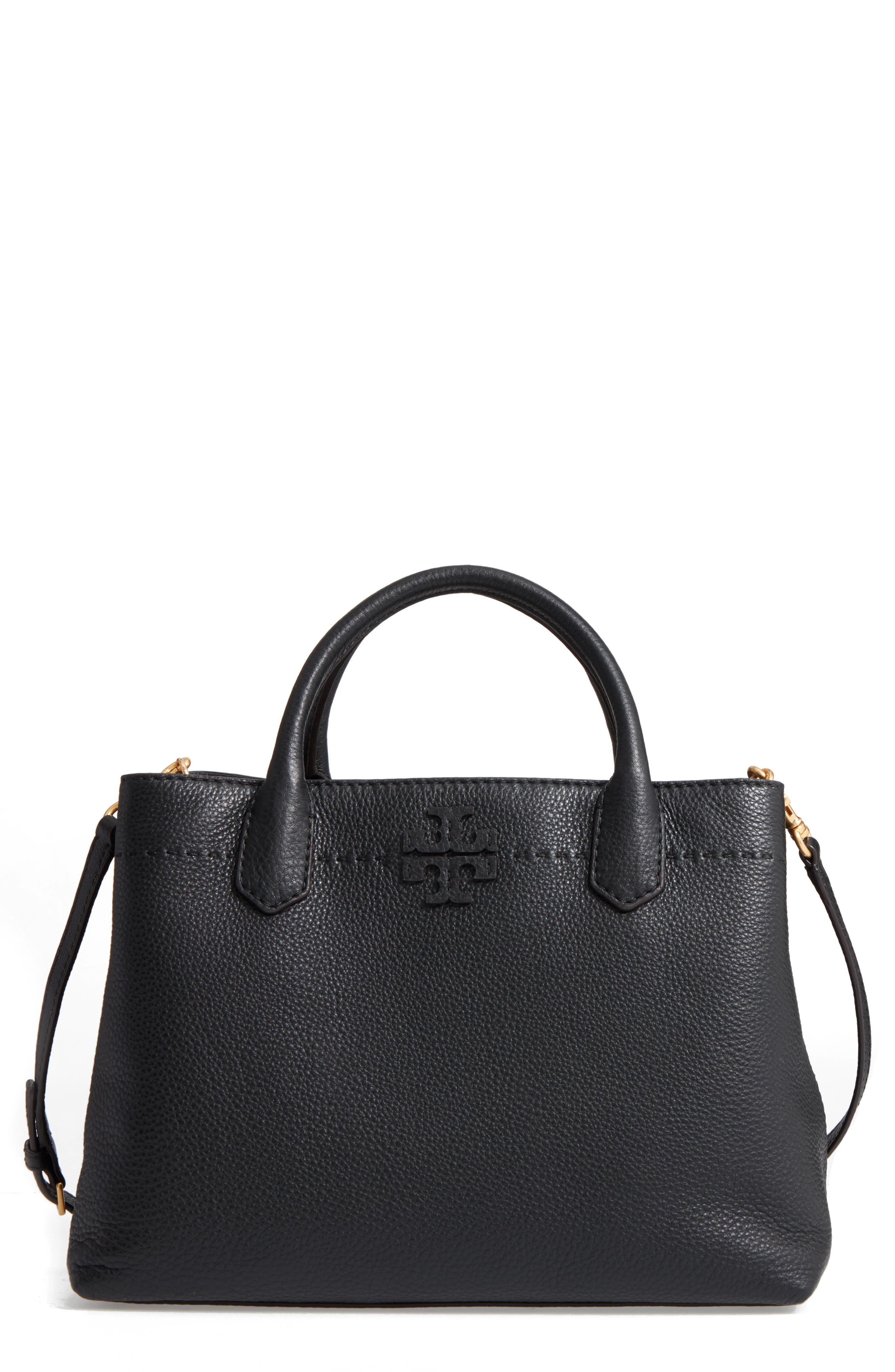 Tory Burch McGraw Triple Compartment Satchel, Main, color, 