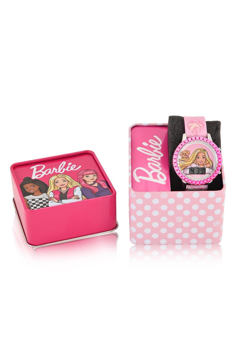 Accutime Kids' Barbie Flashing LCD Watch, Alternate, color, 