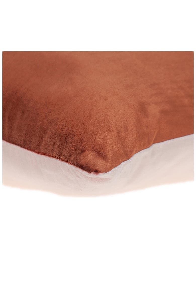 Nerine Throw Pillow, Alternate, color, BURNT ORANGE