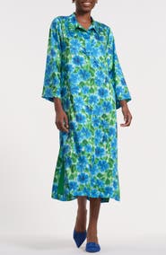 Isaac Mizrahi New York Print Midi Shirtdress