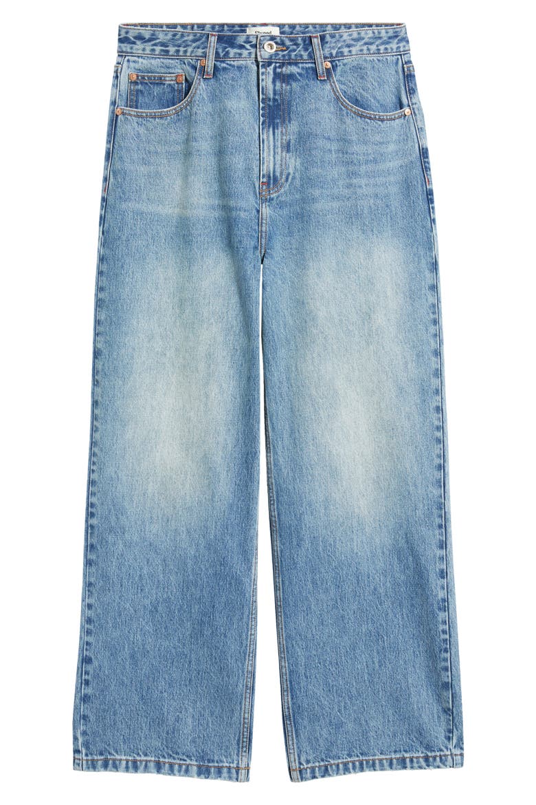 Nonstretch Baggy Jeans, Alternate, color, VINTAGE INDIGO