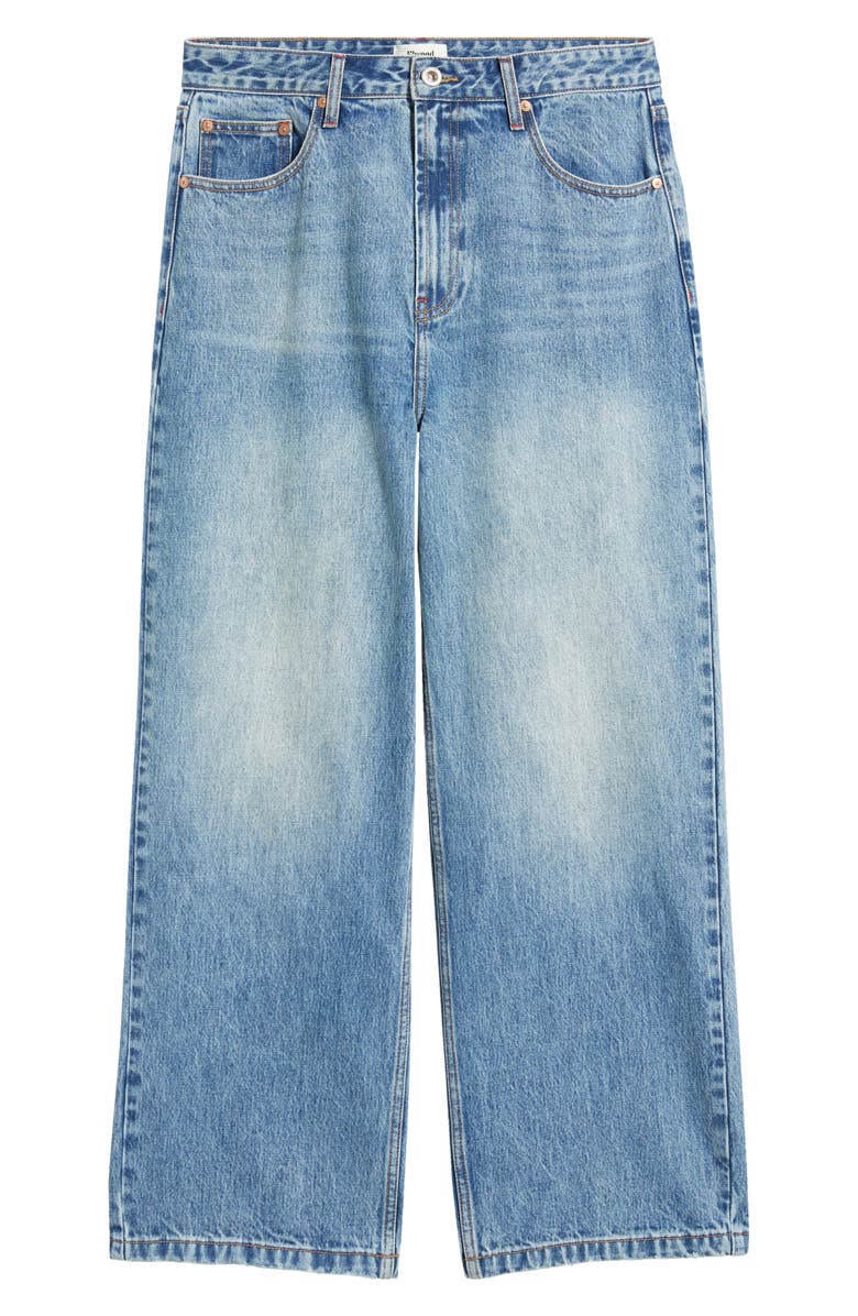 Elwood Nonstretch Baggy Jeans, Alternate, color, Vintage Indigo