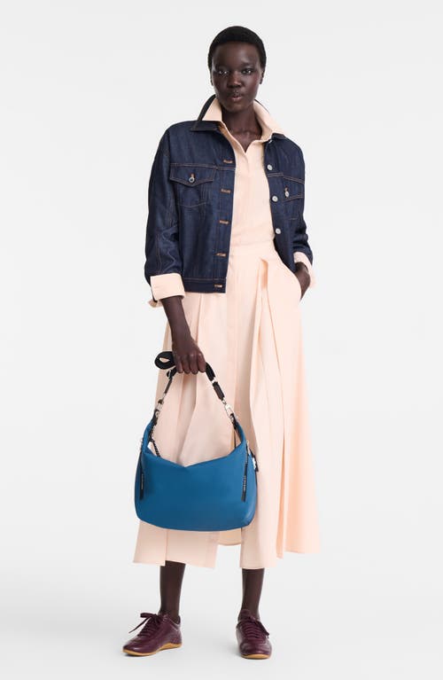 Longchamp Medium Le Pliage Energy Crossbody Bag In Blue