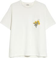 Bode Embroidered Bouquet Cotton Pocket T-Shirt