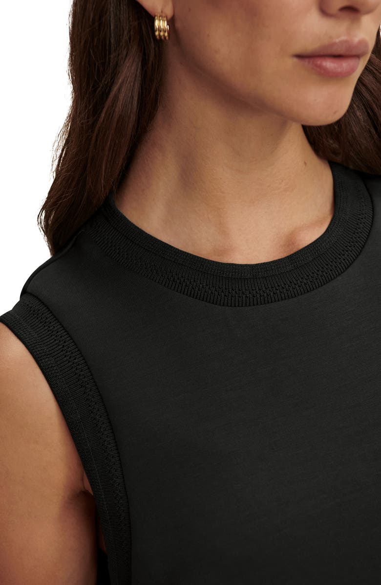 Varley Shea Crop Tank, Alternate, color, Black