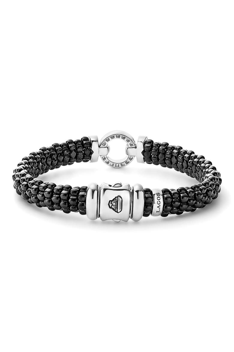 Black Caviar Bracelet, Alternate, color, BLACK/ SILVER/ GOLD