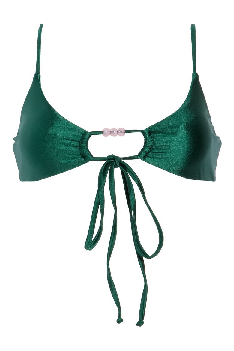 Elegance Bikini Top, Alternate, color, HUNTER