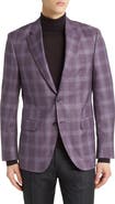 Peter Millar Tailored Fit Plaid Wool Sport Coat