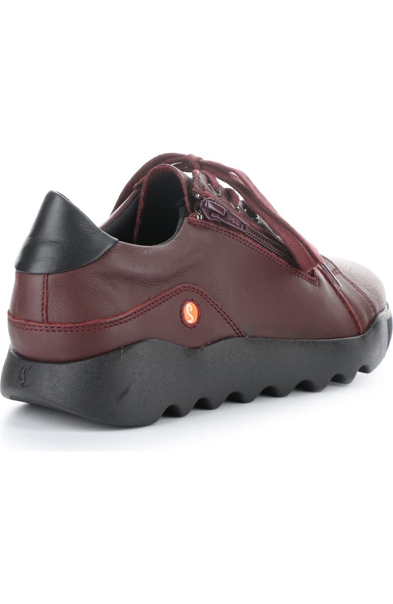 Softinos by Fly London Whiz Sneaker, Alternate, color, 010 Dk Red/Black Smo