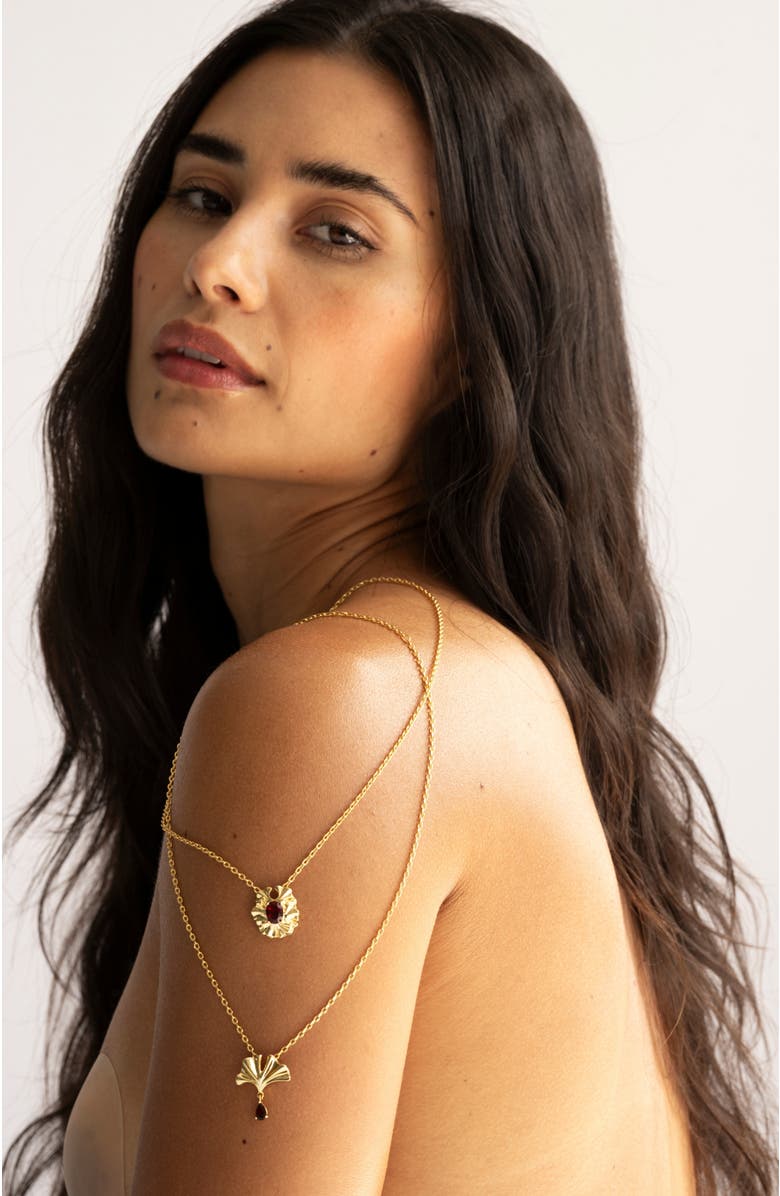 SEREIA OFFICIAL Clara Necklace, Alternate, color, Yellow Gold