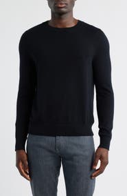 Nordstrom Crewneck Cotton & Cashmere Sweater