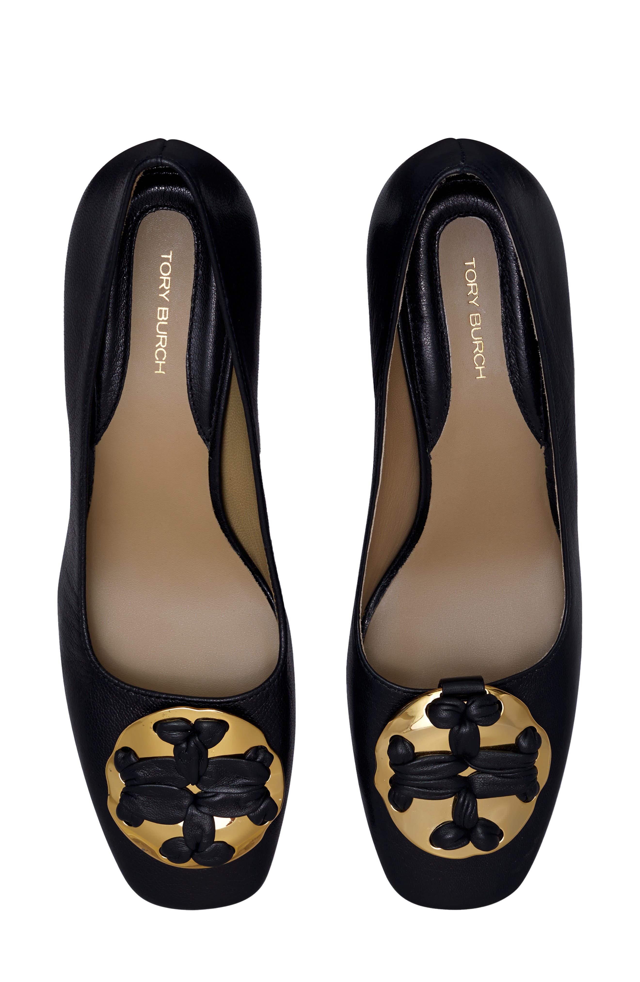 Tory Burch Block Heel Medallion Pump, Alternate, color, 