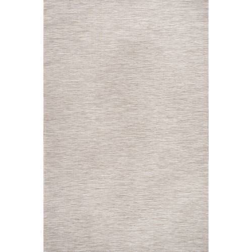 Jonathan Y Ethan Modern Flatweave Solid Indoor/outdoor Area Rug In Light Gray