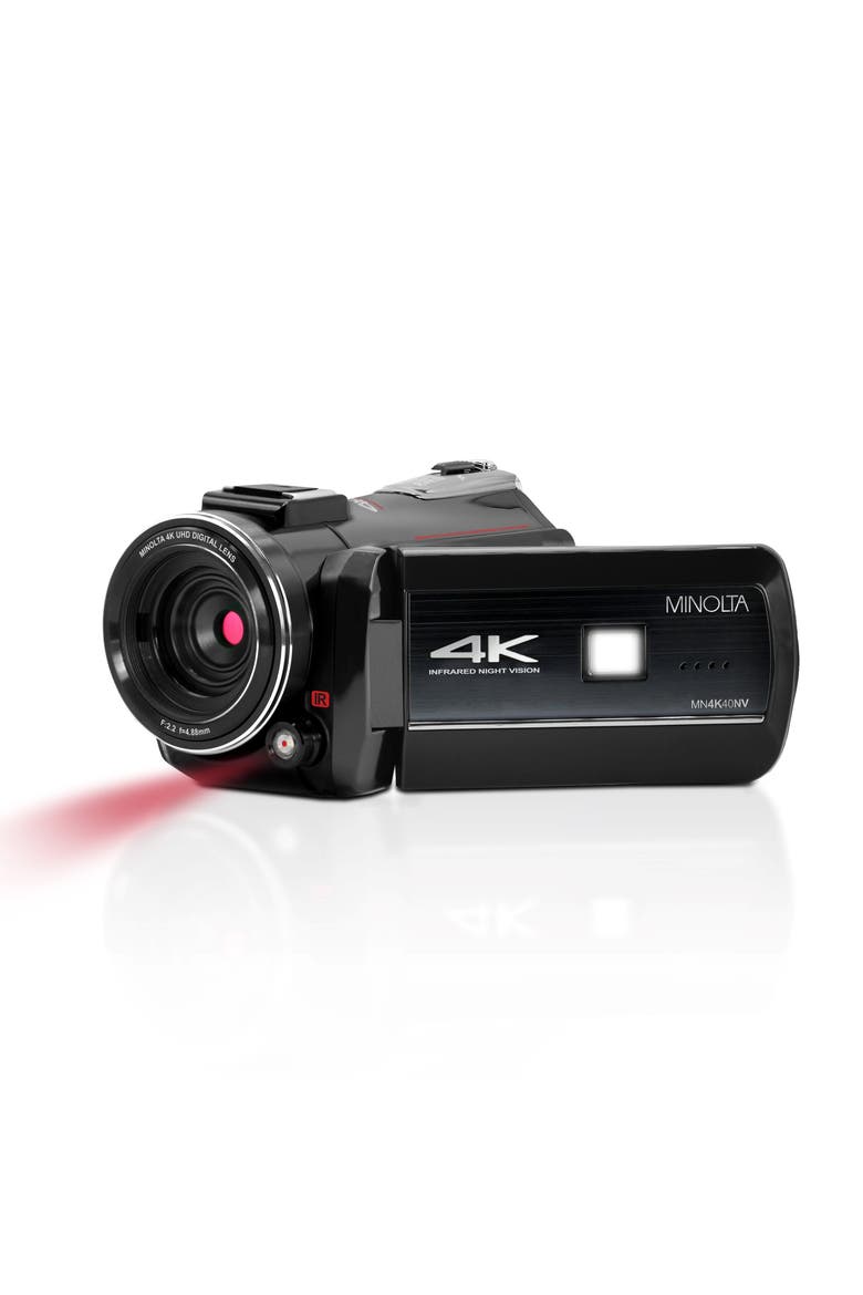 4K Ultra HD Night Vision Camcorder, Main, color, Black