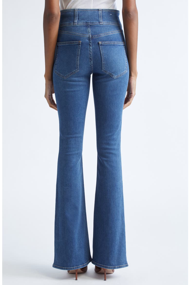 Beverly High Waist Skinny Flare Jeans, Alternate, color, VINTAGE RAIN