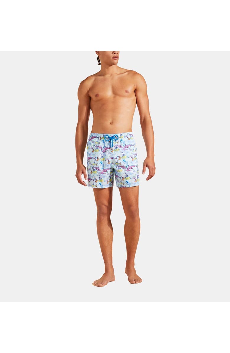 Vilebrequin Men's French History Ultra-Light And Packable Swim Trunks, Main, color, 