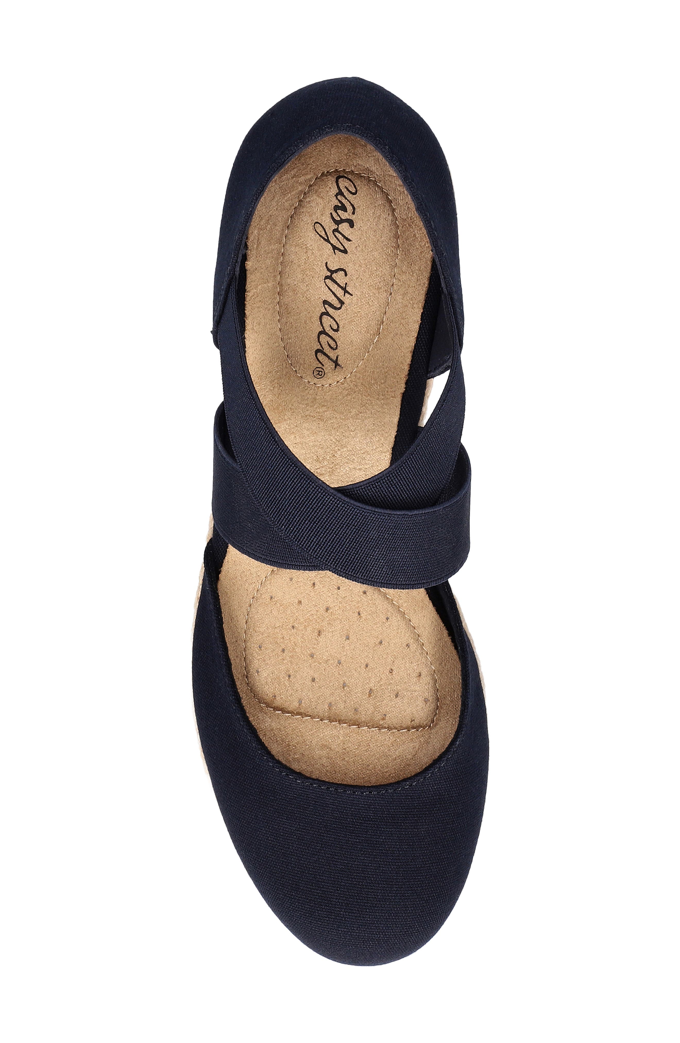 Pari Espadrille Platform Wedge, Alternate, color, NAVY CANVAS