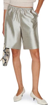 Reformation Sandy Satin Shorts