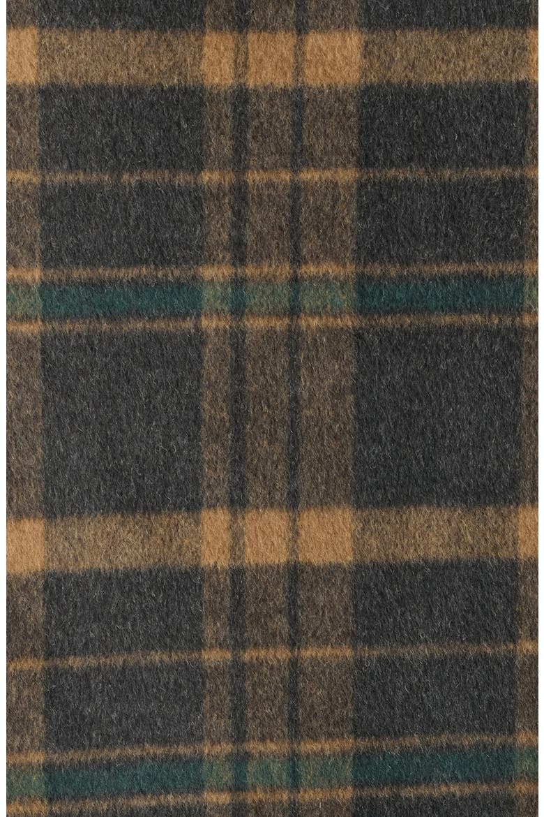 Plaid Button-Front Jacket, Alternate, color, GREEN PLAID/ GREEN