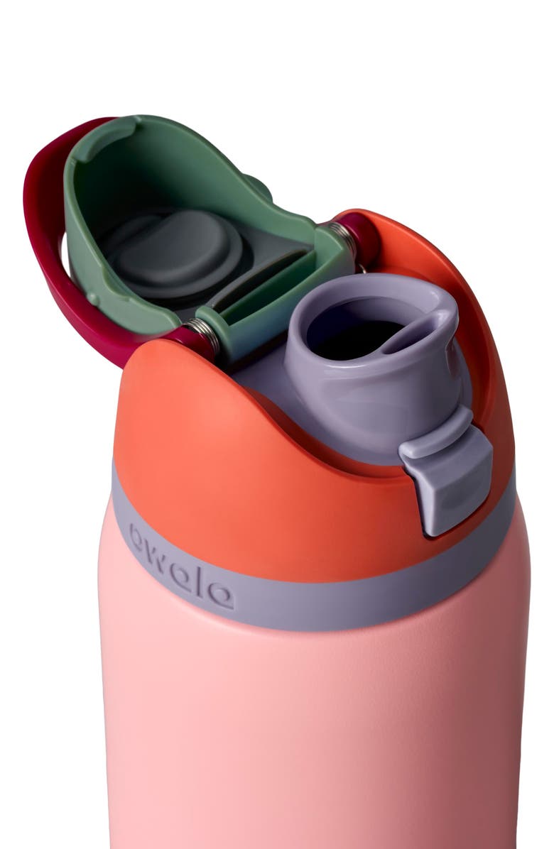 Owala 32oz. FreeSip Stainless Steel Water Bottle, Alternate, color, Sugar High