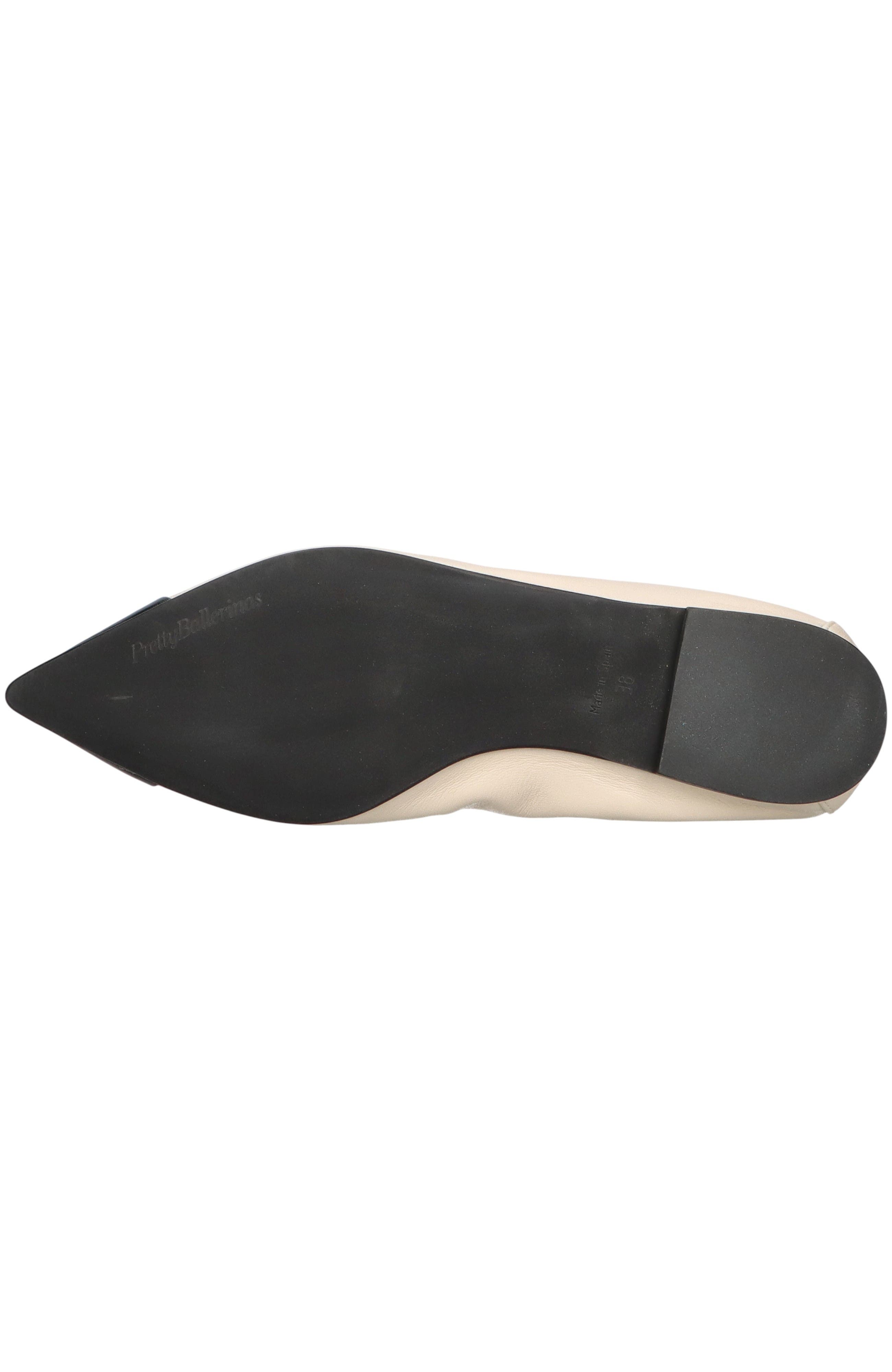 Pointed Toe Brooch Ballet Flat, Alternate, color, Ivory