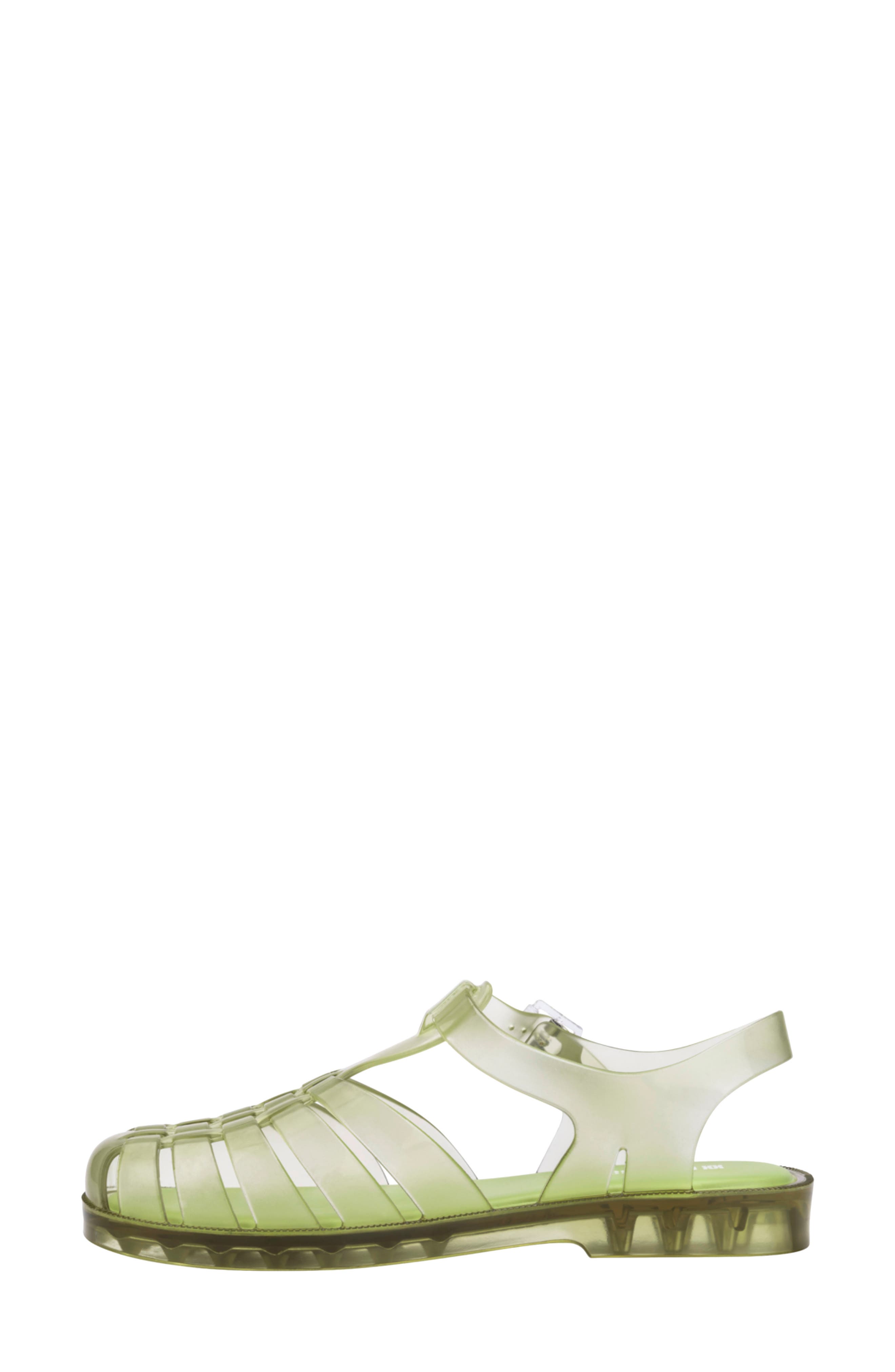 Possession Jelly Fisherman Sandal, Alternate, color, TRANSP GREEN