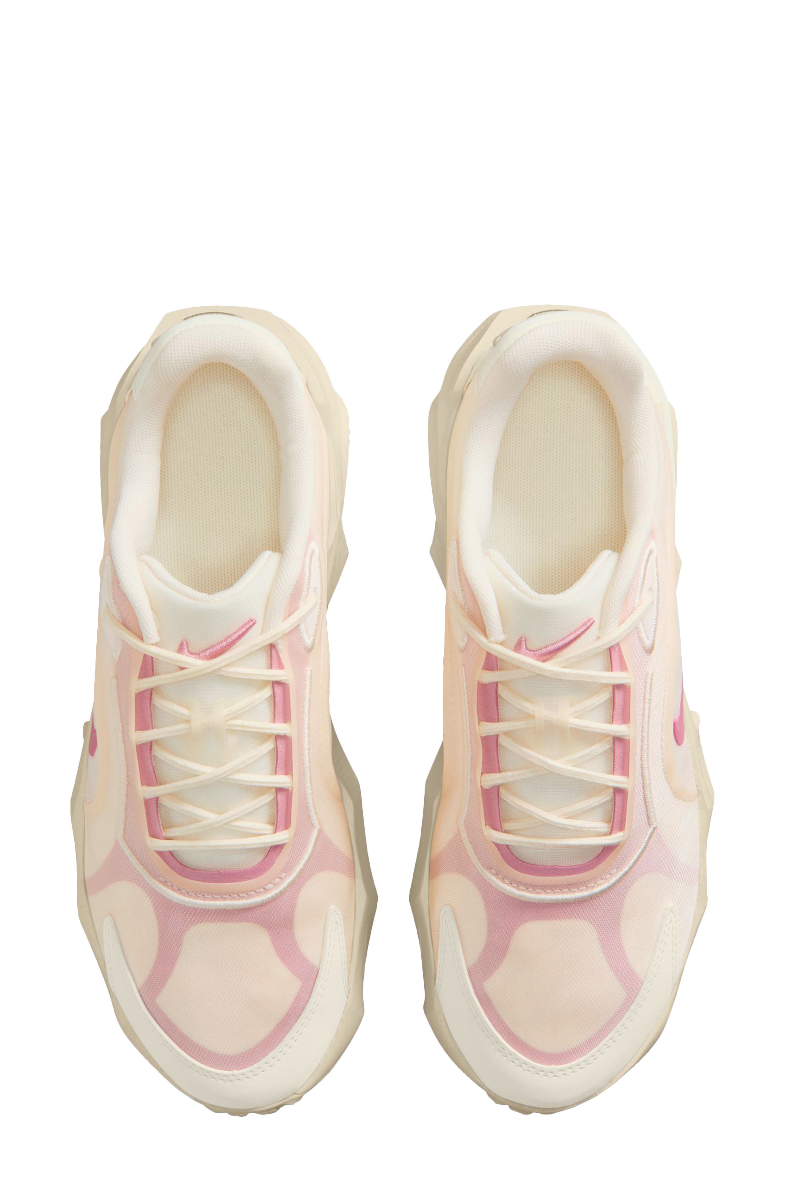 Aura Edge Sneaker, Alternate, color, CHALK/ PEONY/ PALE IVORY/ PINK