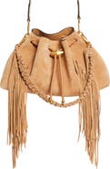 Jimmy Choo Bon Bon Fringe East/West Bucket Bag