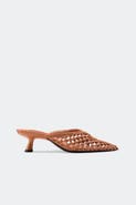 SIMONMILLER Knotted Gala Mule Kitten Heel