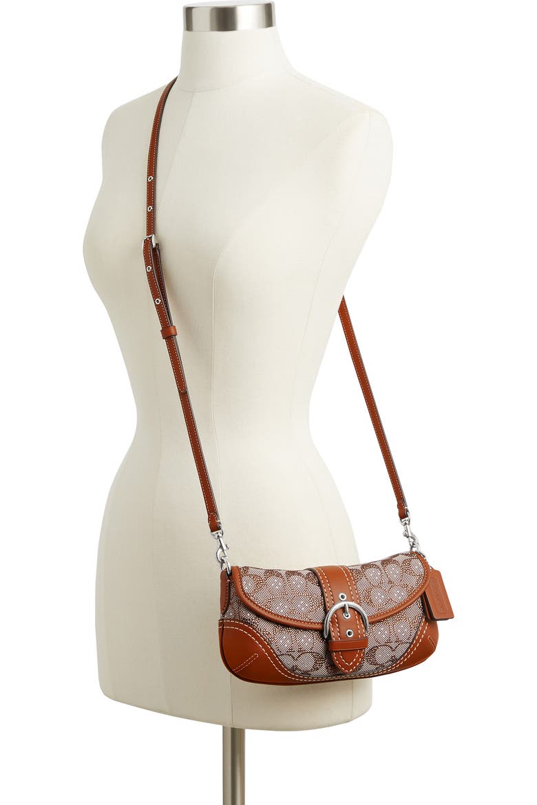 COACH Soho 25 Crystal Signature Jacquard Shoulder Bag (Women COACH Soho 25 Crystal Signature Jacquard Shoulder Bag (Women