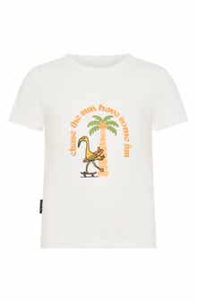 TINY TRIBE Kids' Pelican Cotton Graphic T-Shirt