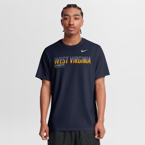 Men's Nike Navy West Virginia Mountaineers Sideline Legend Dri-FIT T-Shirt