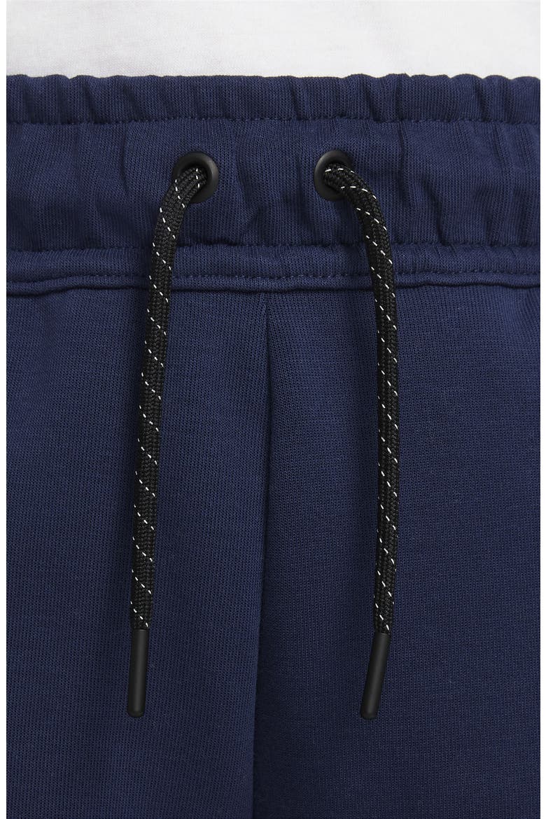 Sportswear Kids' Tech Fleece Sweat Shorts, Alternate, color, MIDNIGHT NAVY/ BLACK