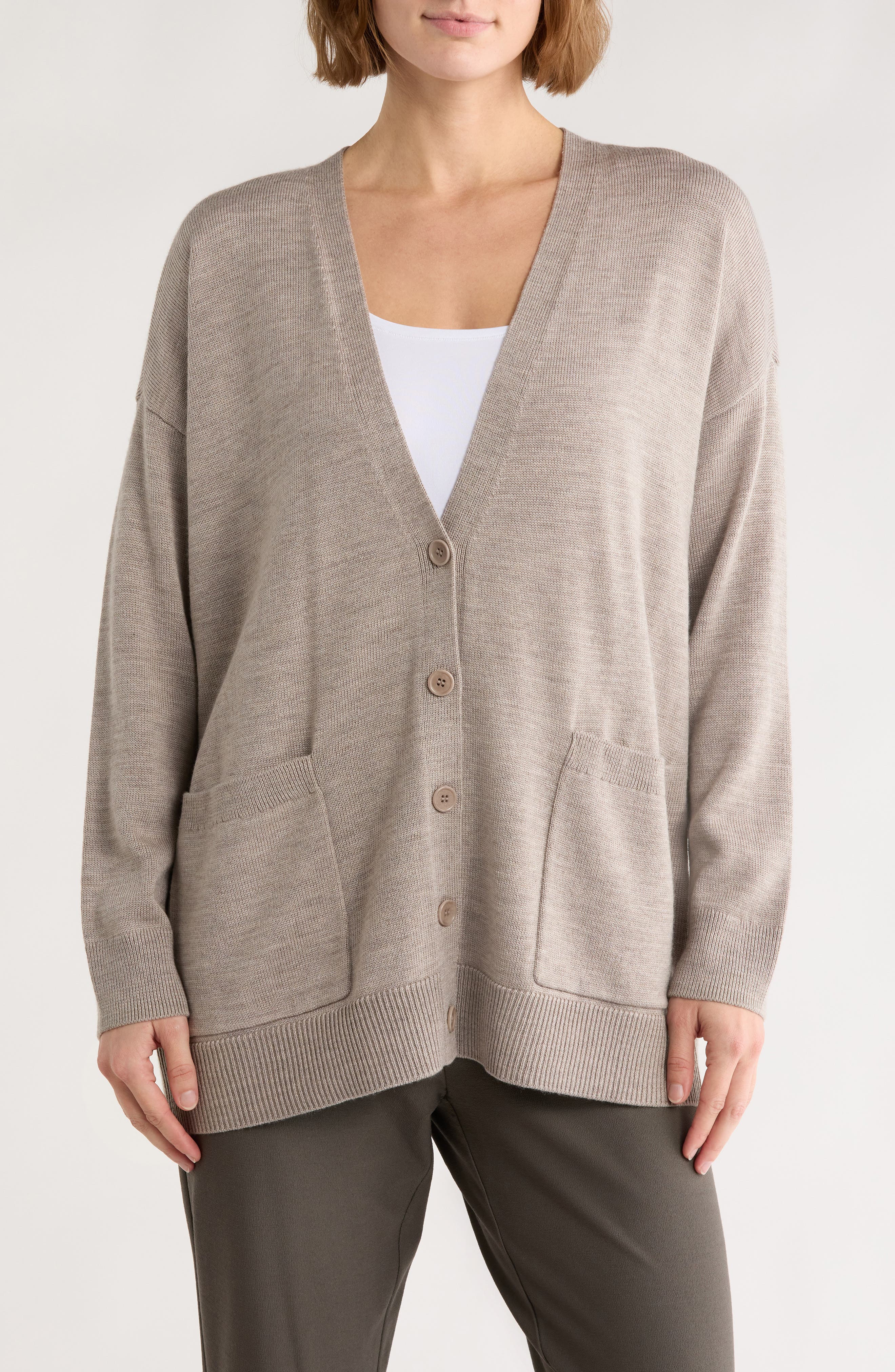 Eileen Fisher V-Neck Cardigan
