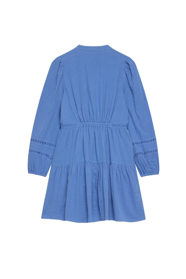 Cotton Cheesecloth Mini Dress, Alternate, color, Blue