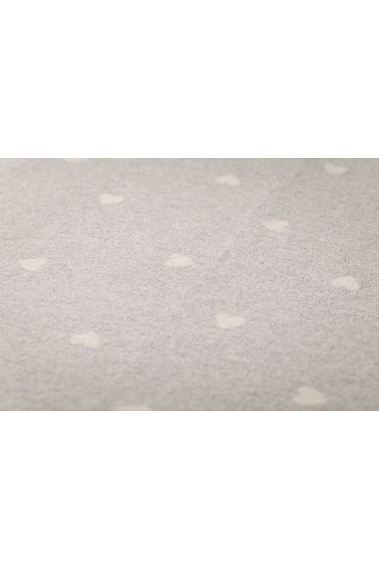 Juwel Hearts Allover Baby Blanket, Alternate, color, Grey