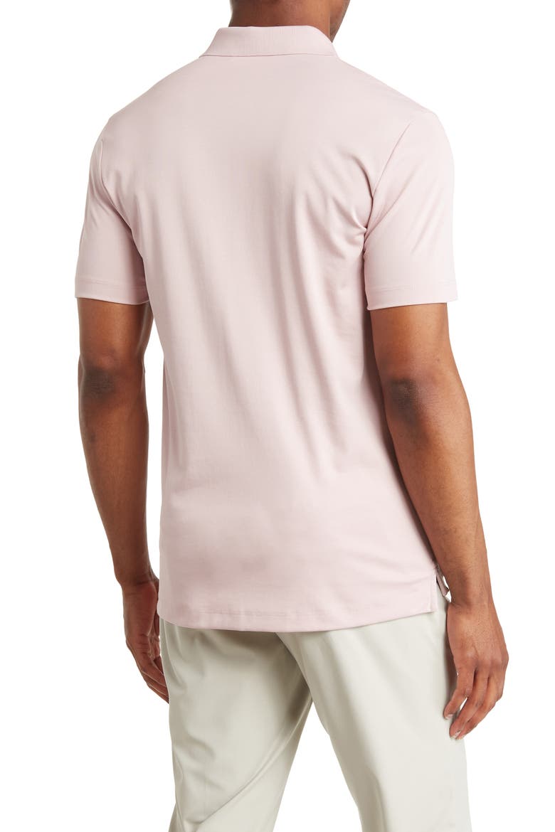 Short Sleeve Polo, Alternate, color, VIOLA