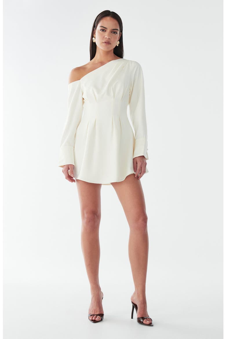 dorie off shoulder mini dress Dorie Off Shoulder Cut Out Mini Dress
