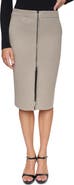 DKNY Zip Front Sweater Skirt